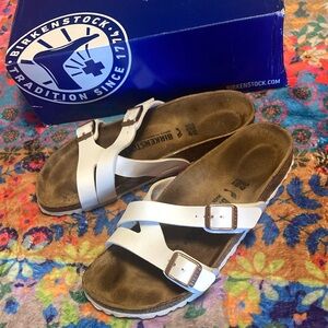 *EUC* Women’s Birkenstock Yao white size 39